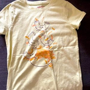 Cat and Jack macaroni T-shirt, size 7 /8